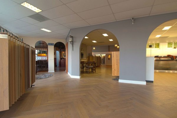 Showroom laminaatvloer Zaltbommel